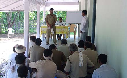 Training of forest department employees under VPM at Rangubelli, Dharni Melghat